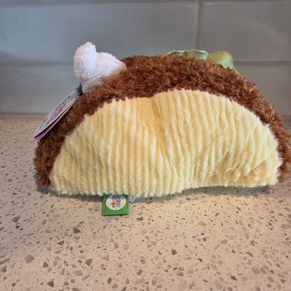 Gigglescape 9" Taco Plush Toy Stuffed Animal NEW - Picture 3 of 5